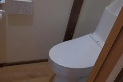 a bathroom with a white toilet in a room at 1 stop in Ikebukuro,Direct access to Shinjuku,Shibuya,Tokyo Station and Tokyo Dome,Japanese-style single-family house,2-story detached house,MAX7 in Tokyo