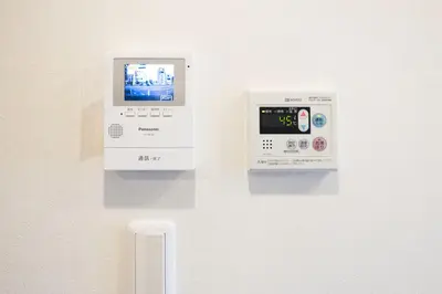 a nintendo wii controllers are attached to a wall at Senzoku, Taito City 101-TT0305 in Tokyo
