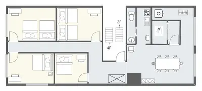 a detailed floor plan of a house at Senzoku, Taito City 101-TT0305 in Tokyo