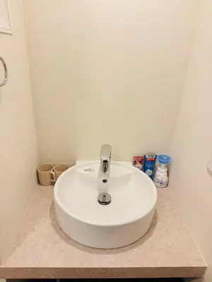 a bathroom with a white sink in a room at Senzoku, Taito City 201-TT0306 in Tokyo