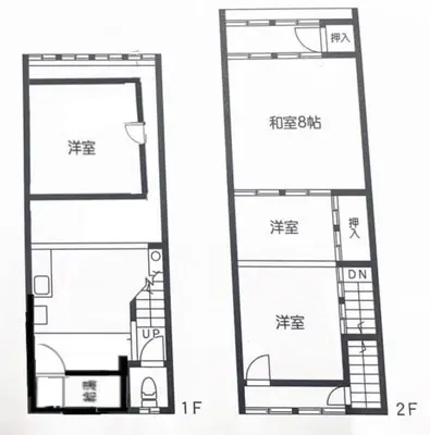 two black and white drawings of a building at \u79cb\u53f6\u539f\u6c11\u5bbf\u6210\u7530\u7fbd\u7530\u673a\u573a\u53ef\u4ee5\u76f4\u8fbe\u6b65\u884c10\u5206\u949f\u62b5\u8fbe\u8f66\u7ad9\u4ea4\u901a\u4fbf\u5229\u5b89\u9759\u53ef\u5165\u4f4f10\u4eba in Tokyo