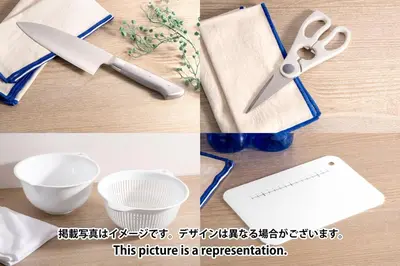a collage of pictures with scissors and a plate at PASEO\u5e02\u8c37\u53f0\u753all in Tokyo