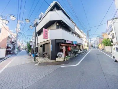 a building on the side of a street at Tokiwa INN in Tokyo