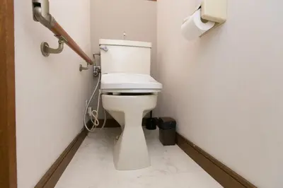 a bathroom with a white toilet in a stall at Shinagawa-ku - House - Vacation STAY 19990 in Tokyo