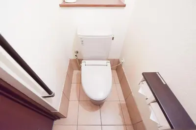 a bathroom with a white toilet in a room at Sumida-ku - Apartment - Vacation STAY 19991 in Tokyo