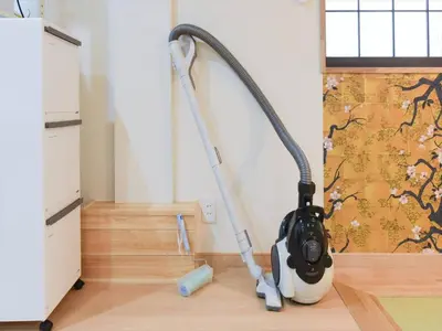 a vacuum cleaner on the floor in a room at Sumida-ku - Apartment - Vacation STAY 19991 in Tokyo