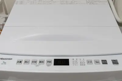 a close up of a washing machine with a timer at THE CAMINO Nakano 302 in Tokyo