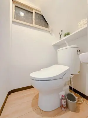 a bathroom with a white toilet in a room at Itabashi City, Nakadai 2LDK-IT0395 in Tokyo