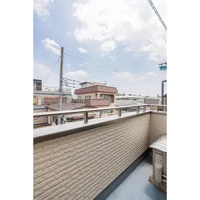 a view from the roof of a building at Ohanachaya station 5-minute walk 4ldk house maxi 9people family friendly in Tokyo