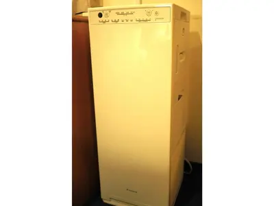 a white refrigerator sitting next to a box at Smile Hotel Tokyo Shinkoiwa - Vacation STAY 33623v in Tokyo