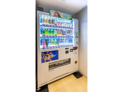 a vending machine with drinks on the wall at Far East Village Hotel Tokyo Ariake - Vacation STAY 31697v in Tokyo