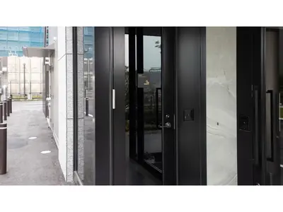 a group of glass doors in a building at Far East Village Hotel Tokyo Ariake - Vacation STAY 31631v in Tokyo