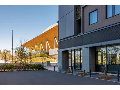 a view of a building from the street at Far East Village Hotel Tokyo Ariake - Vacation STAY 31643v in Tokyo