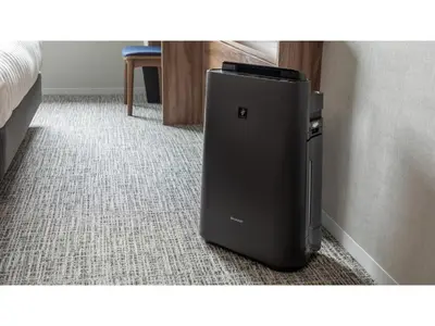 a small refrigerator sitting in the corner of a room at Far East Village Hotel Tokyo Ariake - Vacation STAY 26441v in Tokyo