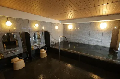 a bathroom with two toilets and a sink at KKR Hotel Nakameguro in Tokyo