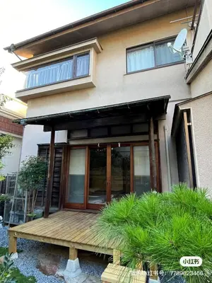 a house with a wooden deck in front of it at Nerima-ku - House - Vacation STAY 20154 in Tokyo
