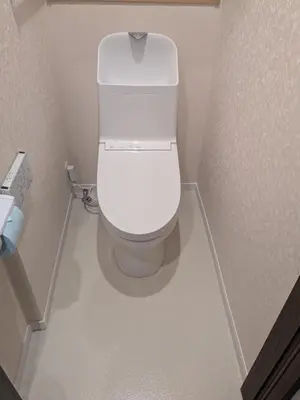 a bathroom with a white toilet in a room at Homestay in hiroo in Tokyo