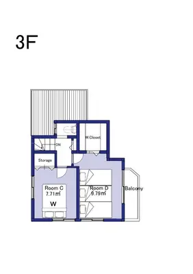 a floor plan of a house at Familia Kamata 2 in Tokyo