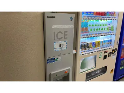 two refrigerators are standing next to each other at Smile Hotel Tokyo Ayase Ekimae - Vacation STAY 14754v in Tokyo
