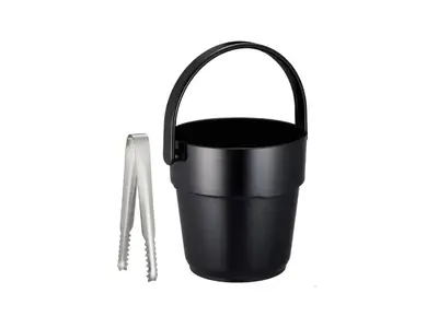 a black bucket and tongs on a white background at Smile Hotel Tokyo Ayase Ekimae - Vacation STAY 14744v in Tokyo