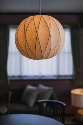 a basketball hanging from a light fixture at Shibuya Area, 5-min to Shinjuku, 7-min to Sta, 4BR in Tokyo