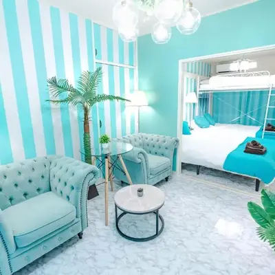 Max 9 people 3 min taxi Ikebukuro Station Tiffany Blue yellow Room 最大9名 池袋