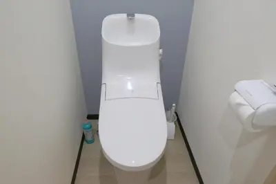 a bathroom with a white toilet in a stall at N202 Ikebukuro Shinjuku Up to 6 guests in Tokyo