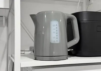 a blender sitting on a shelf in a refrigerator at ef\u6c60\u888b202 in Tokyo