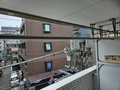 a view from the balcony of a building at \u30db\u30c6\u30eb\u30ec\u30b9\u30dd\u30ef\u30fc\u30eb405 in Tokyo