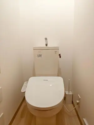 a bathroom with a white toilet in a room at THE ONE kouennji in Tokyo
