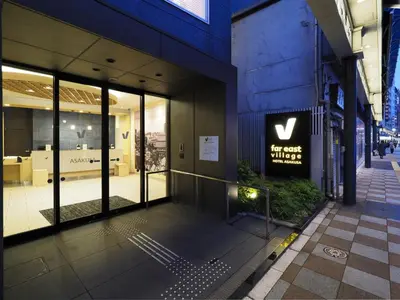 a store front with a sign on the side of a building at Far East Village Hotel Tokyo Asakusa - Vacation STAY 46814v in Tokyo