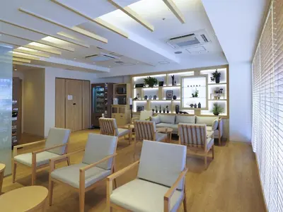 a waiting room at a dermatologists office at Far East Village Hotel Tokyo Asakusa - Vacation STAY 46938v in Tokyo