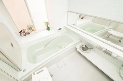 a bathroom with a tub and a sink at Spacious 3-Story House with 2 Baths, 7 min to Metro direct to Akihabara Ueno Ginza in Tokyo