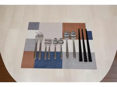 a group of forks and spoons on a table at LIFE TOWN SHINKOIWA - Vacation STAY 20473 in Tokyo