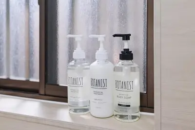 two bottles of disinfectants sitting on a window sill at Home suite Home Hatsudai - 1 stop from Shinjuku! Your urban hideaway 3BR 6beds in Tokyo