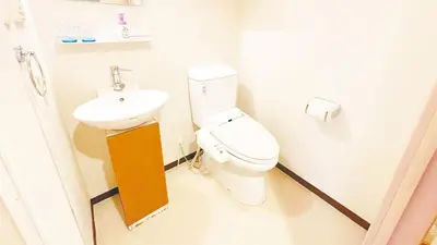 a bathroom with a toilet and a sink at Ars Building 303 - Vacation STAY 46091v in Tokyo