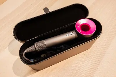 a black case with a brush and a pink item in it at Komorebi Asakusa 202 Cozy 6P Stay The 77 House Tokyo in Tokyo