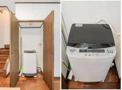 a door leading into a room with a food processor at \u685c\u306e\u5ddd70-42 \u99d2\u8fbc\u99c57\u5206 2-7\u4eba\u4e287 minutes from Komagome Station 2-7 people in Tokyo
