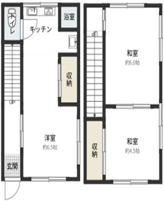 a floor plan of a house at \u53cc\u9b5a\u306e\u5bbf\u6c60\u888b in Tokyo