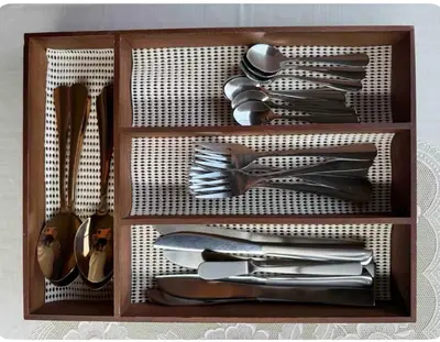 a drawer full of utensils in a wooden box at 6 minutes to Shinjuku, 10 minutes to Shibuya, accommodating 6 people in Tokyo