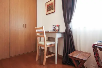 a room with a desk with a chair and a window at Corpo HARU 101 - Vacation STAY 23522v in Tokyo