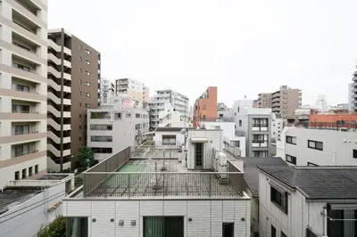 an aerial view of a city with buildings at アルファサイト御茶ノ水 - Historic Ochanomizu Stay - Near Akihabara & Imperial Palace - JR & Subway Access in Tokyo