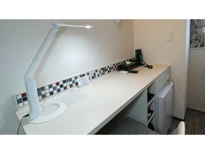 a bathroom with a counter with a toilet in it at ASTA HOTEL - Vacation STAY 87298v in Tokyo