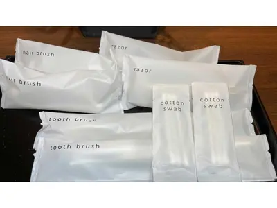 a pile of white pillows on a table at ASTA HOTEL - Vacation STAY 87298v in Tokyo