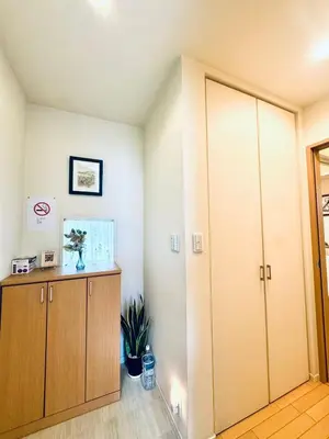 a room with a large closet and a cabinet at XH-Ōgi, Adachi City 足立2dk-AD0042 in Tokyo