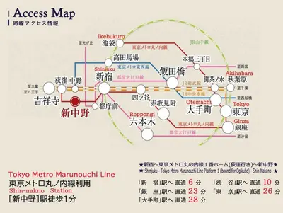 Gallery image of Shinjuku 5 min, 1 min walk from Shinnakano Station, Room 202 in Tokyo