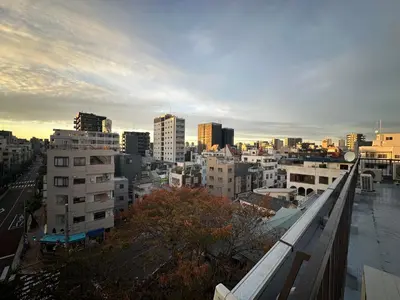 a view of a city skyline with buildings at PandaStay-Sensoji Asakusa 5minsWalk&SkytreeApt in Tokyo
