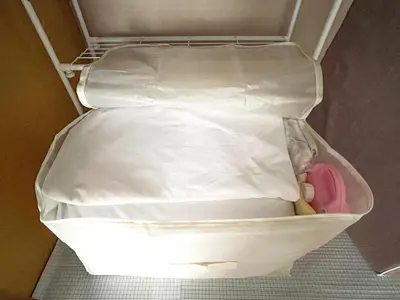 an open refrigerator with a toy inside of it at AAt Hotel \u30a2\u30fc\u30d0\u30f3\u30cf\u30a4\u30c4\u5c0f\u83c5201 in Tokyo