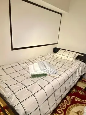 a bed with two pillows on it in a room at The Hope Ikebukuro in Tokyo