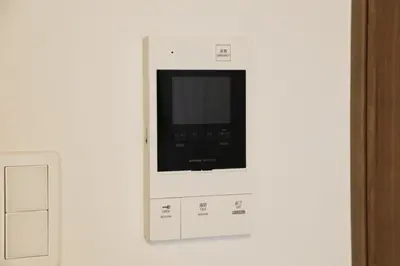 a control panel on the wall of a room at Heureux\u690e\u540d\u753a301 in Tokyo